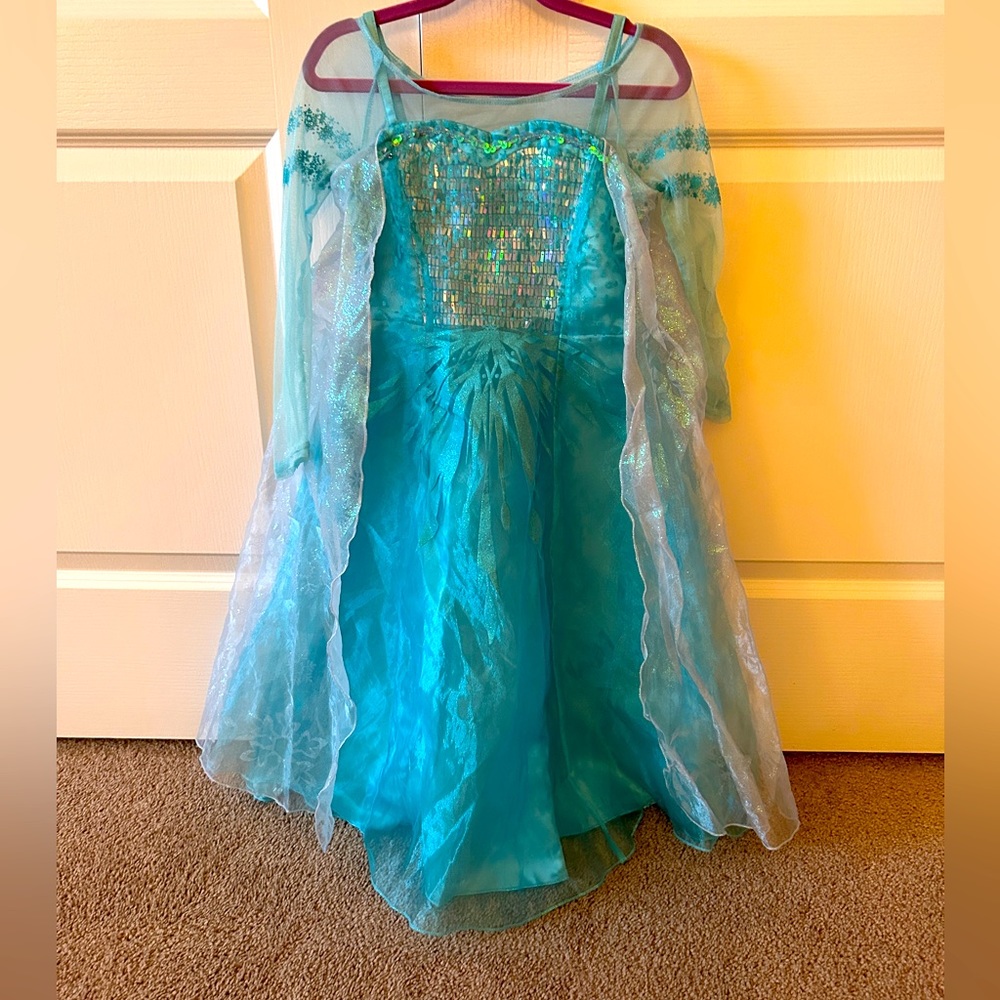 Girls Disney Elsa Dress (5/6)